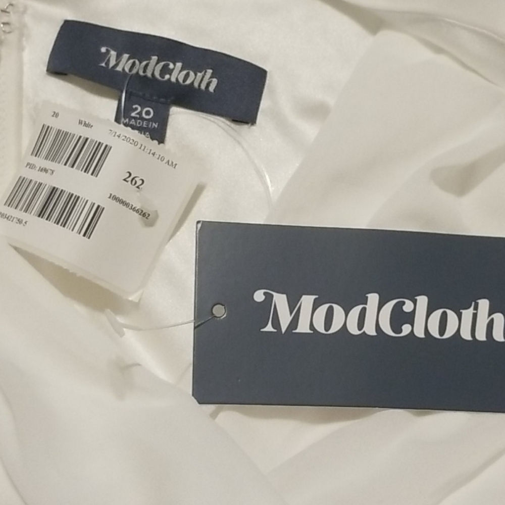 Modcloth White Maxi Dress